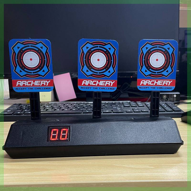 Electronic scoring network frame target Electric moving competition shooting target Multi -speed adjustment of children's outdoor games