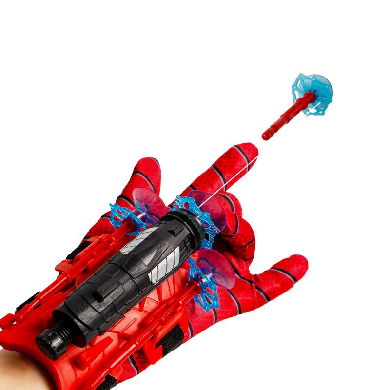 Spider-launcher Spider-Ocean Toast Gloves can fire soft-balled child toy boy black technology
