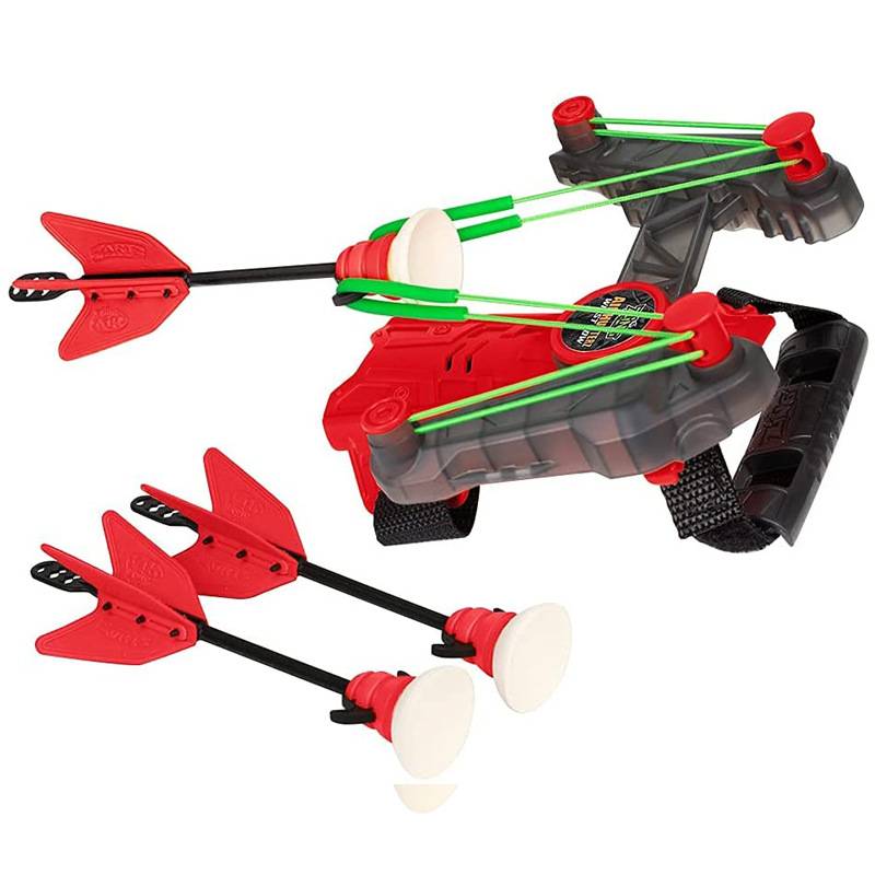 Zing children's wrist bow and arrow, suction cup, arrow slingshot set Parent -child interactive outdoor bow and arrow shooting toys