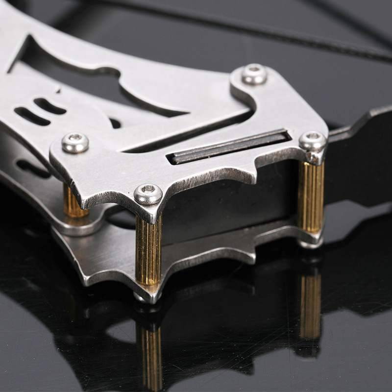 Stainless steel mini micro -composite pulley anti -curved bow arrow weapon small bow shooting dart/shooting/archery
