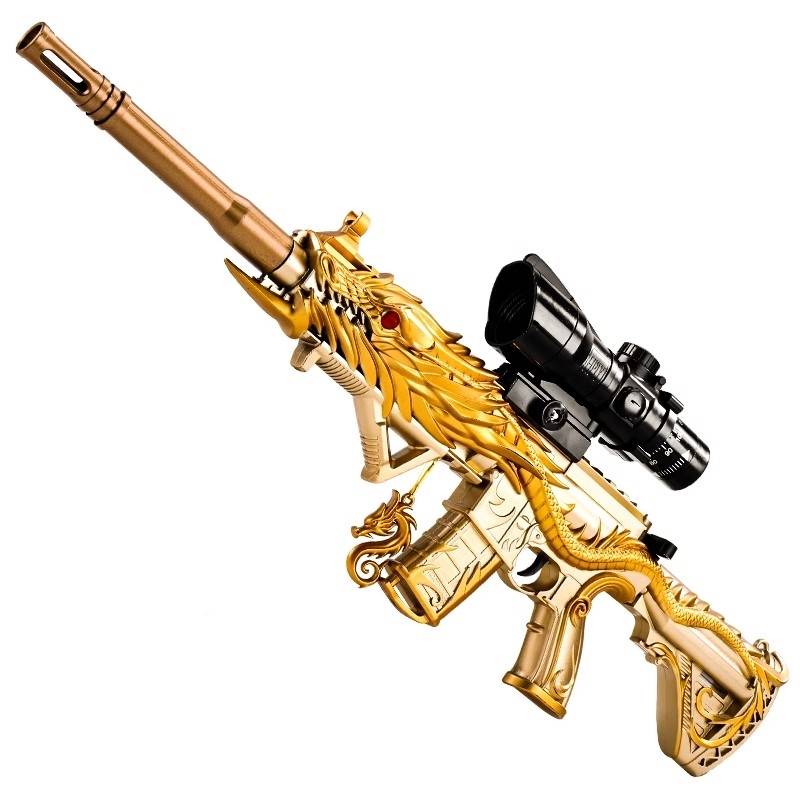 Children's Boy 2024 Net Red Explosive Toys Shooting Gun Special Forces Special Forces over 10 years old high -end black technology