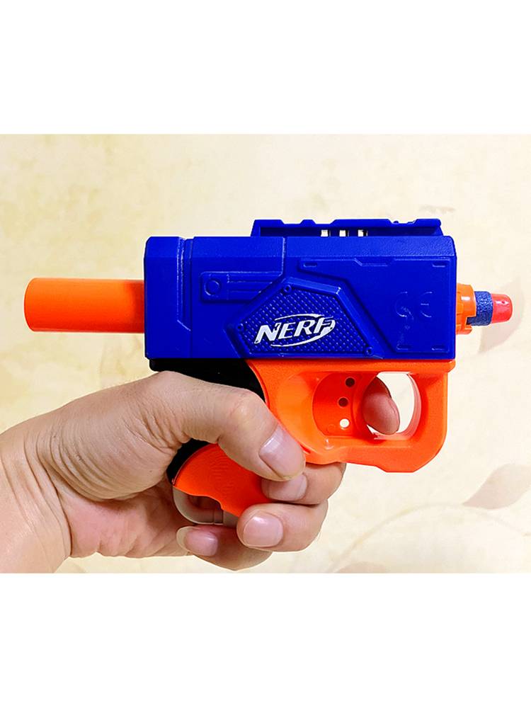 Prose NERF Heat Elite Small reflected launcher Children boys fun manual shooting soft bounce toy gun