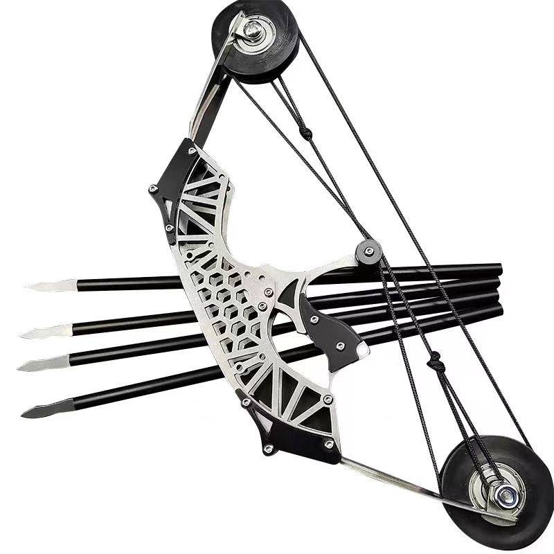 Small composite bow mini bow and arrow short shaft composite bow interior target competitive leisure outdoor decompression shooting toys