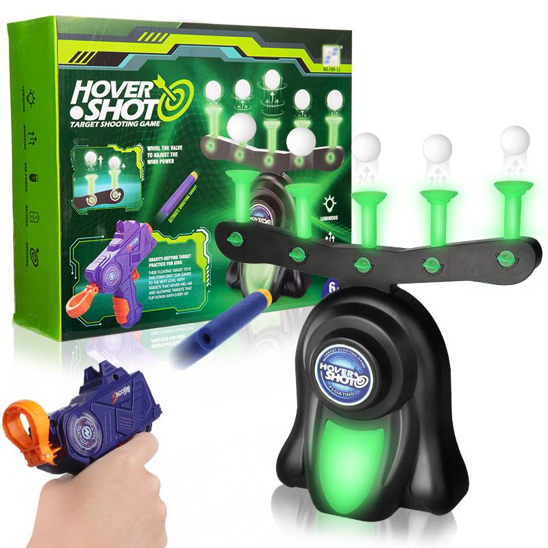 Suspended shooting children's sports toy boys Children's indoor target simulation air soft shotgun power puzzle