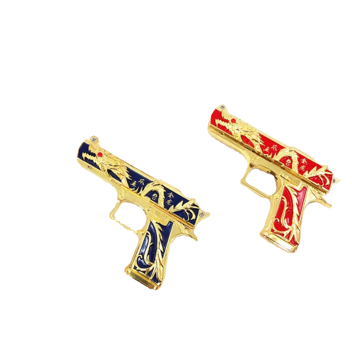 Liuyi toy soft shotgun alloy simulation model five -claw gold dragon shooting can launch bullet student boy gift