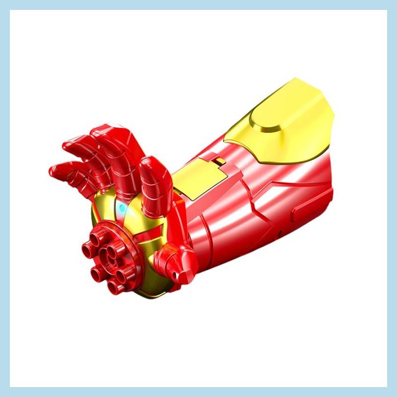 Iron Man electric re-launcher toy-toy child boy gloves with arms to shoot waterballs 6-8 years old