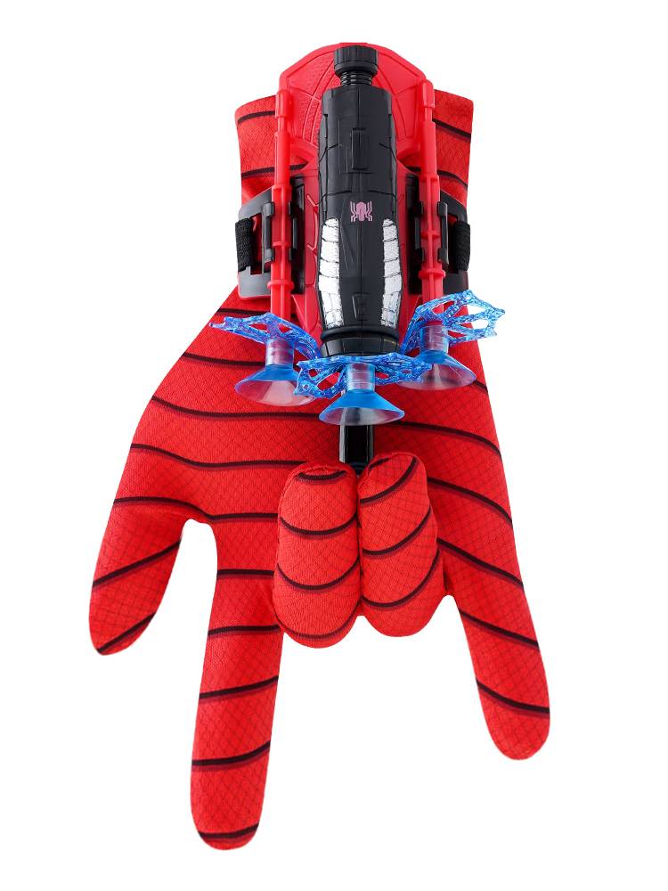 Spider-launcher Black-Turkish Spears Glove Boy, 6-year-old 8-year-old toy can fire a softball gun