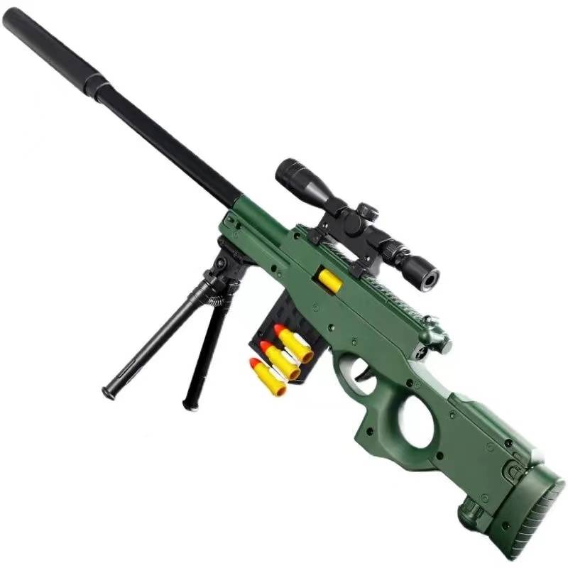 2024 New net red explosion toy gun high -end black technology charge special forces high -end soft bombs firing gun