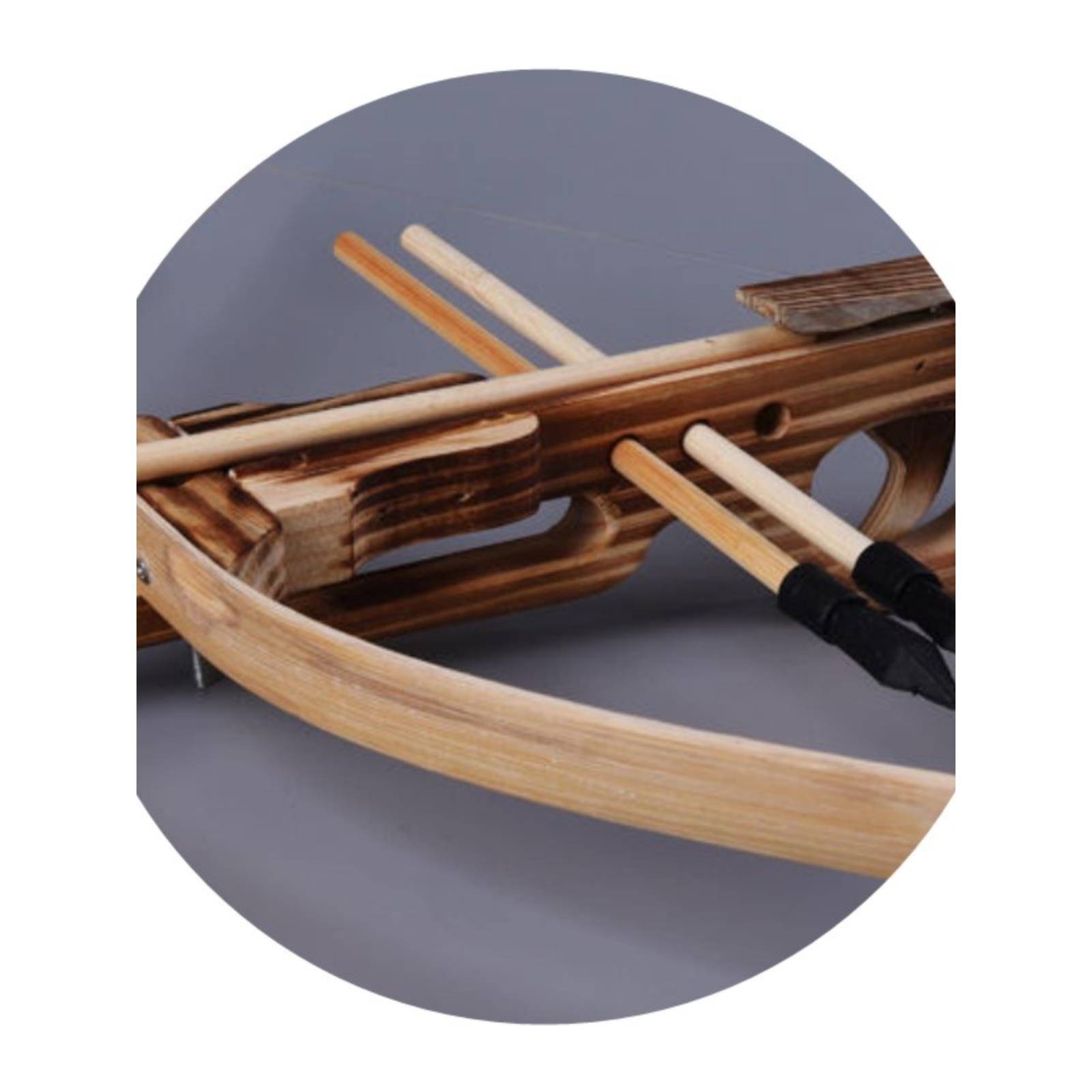 Bow, arrow, outdoor large -sized solid wood crossbow boy outdoor parent -child shooting sports competitive resin soft tapewood