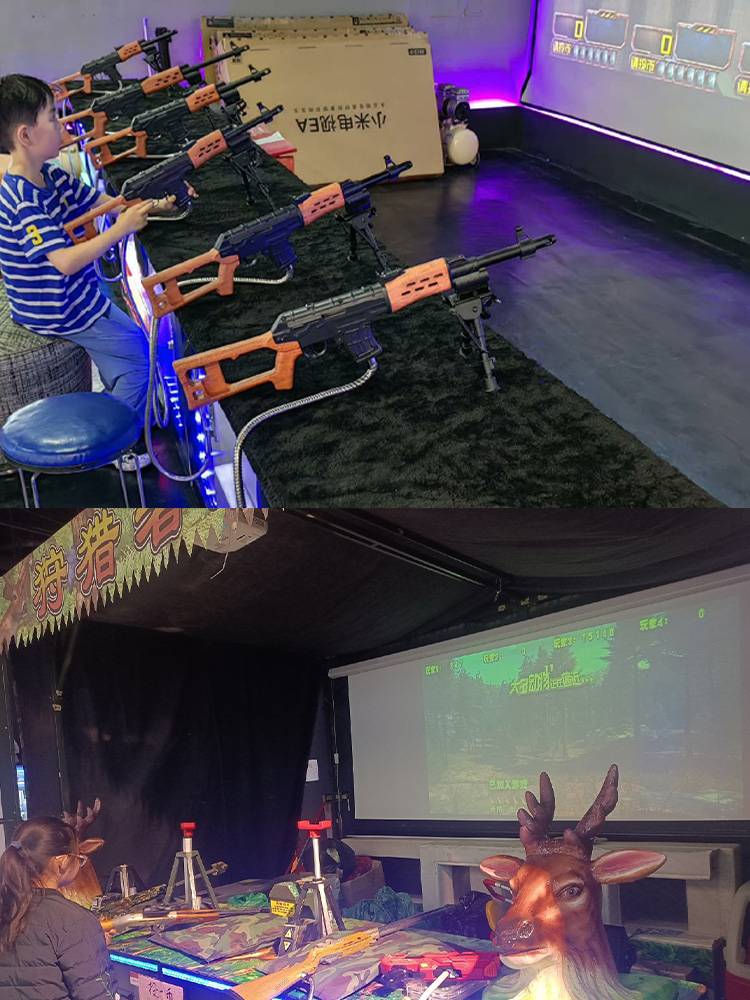 3D hunting hero projection shooting experience hall open -air outdoor laser shooting simulator hunting coin game console