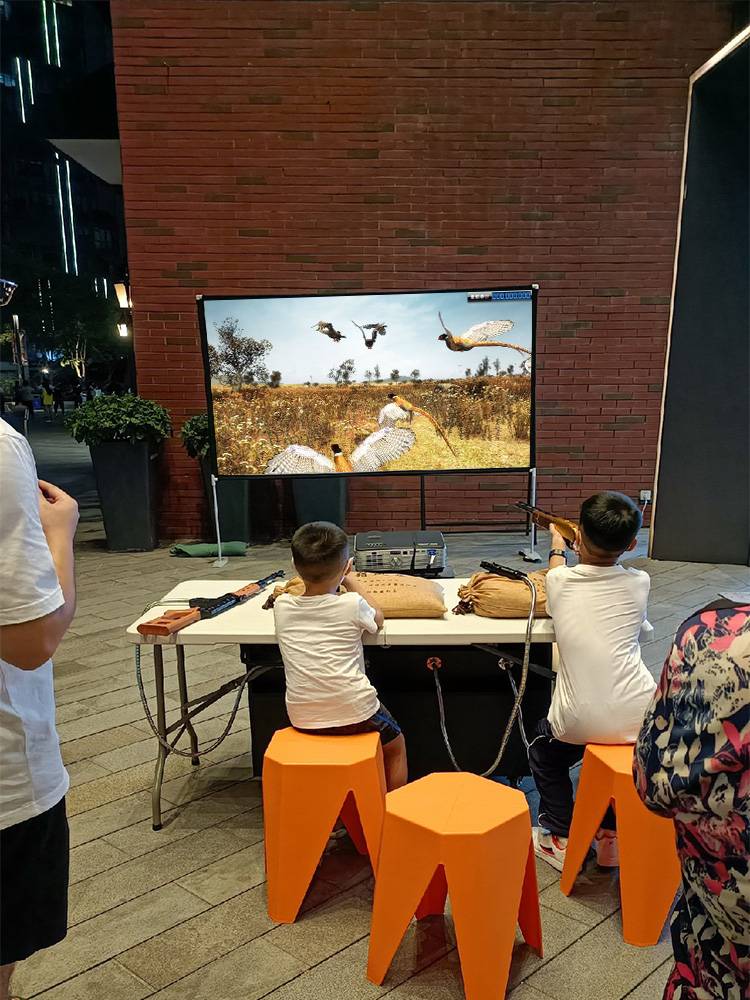 3D hunting hero projection shooting experience hall open -air outdoor laser shooting simulator hunting coin game console