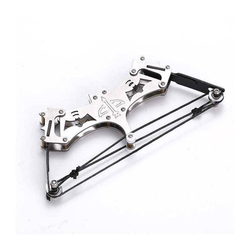 Stainless steel mini micro -composite pulley anti -curved bow arrow weapon small bow shooting dart/shooting/archery
