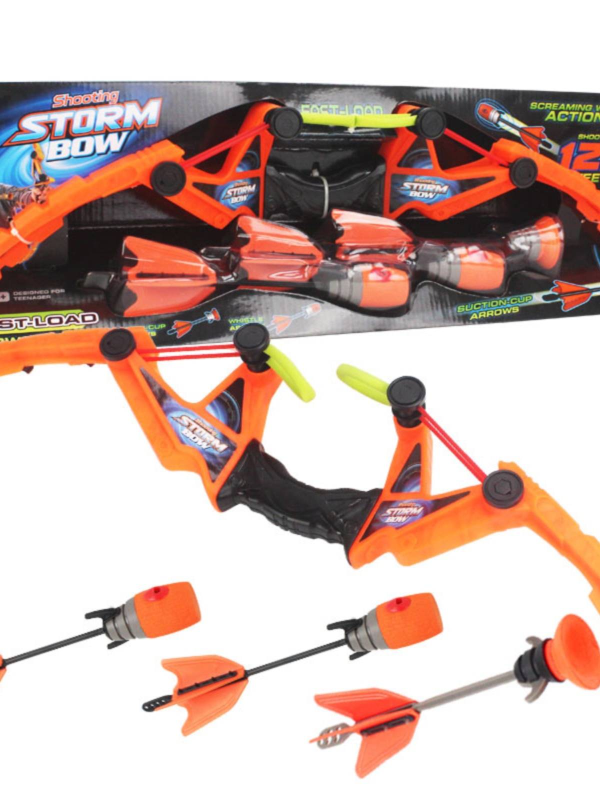 Children's safety bow and arrow will whistle elastic soft suction latter indoor outdoor shooting sports boys and girls parent -child