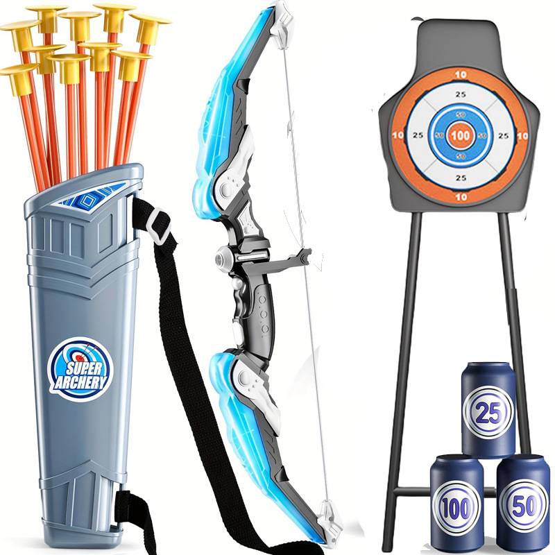 Cross-border children ' s sports shooting toy boys with outdoor sports toys in light bows and arrows