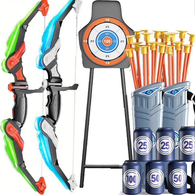 Cross-border children ' s sports shooting toy boys with outdoor sports toys in light bows and arrows