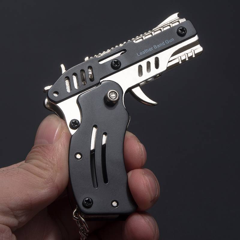 Rubber band guns and pistols with large metals can fold the rubber band pistol, toys, toys soft shotguns