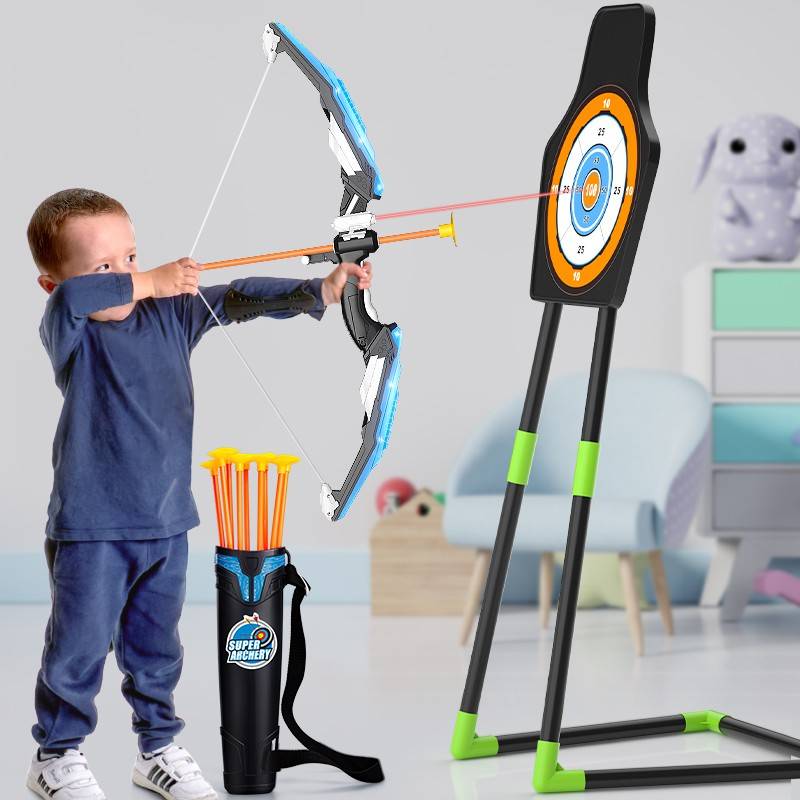 Bow Arrow Children's Toys Fit outdoor shooting boys suit professional slingshot sports props throwing pot children