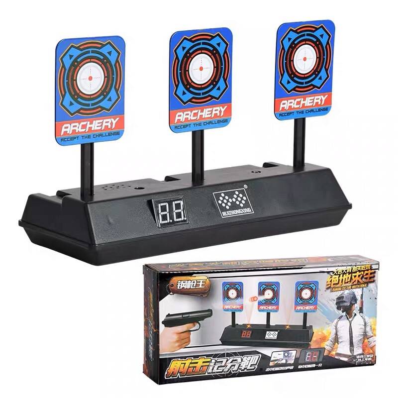 Electronic scoring target mobile shooting training electric toy soft bullet grabbing target training target automatic reset and target