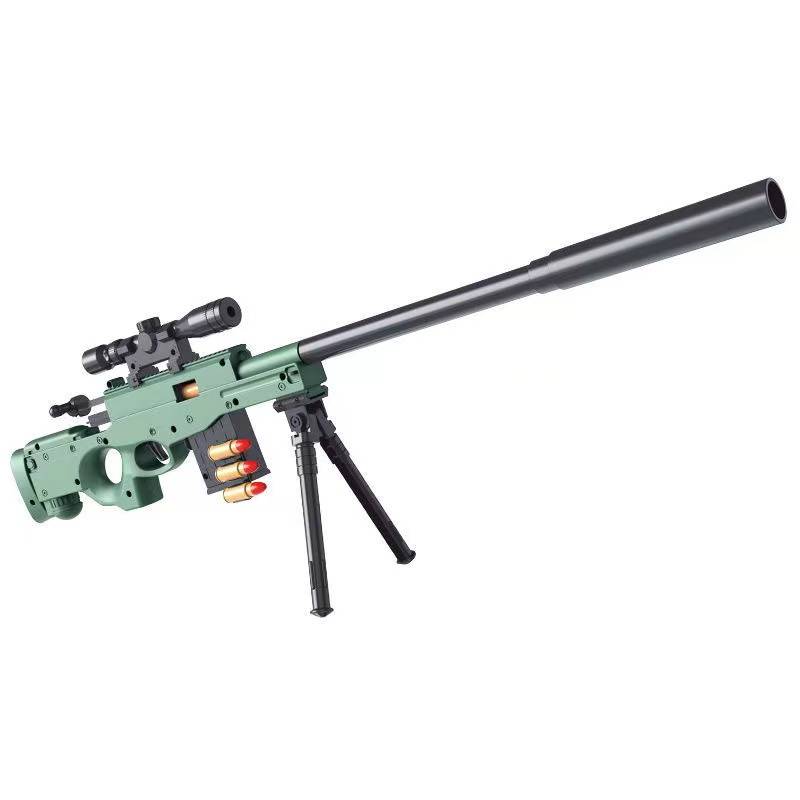 AWM Jedi Plug -Plugs Shell Soft Bouncing Sniper Rifle Super Large Five Claw Golden Dragon Skin 98K Boy Toys Gift Gift