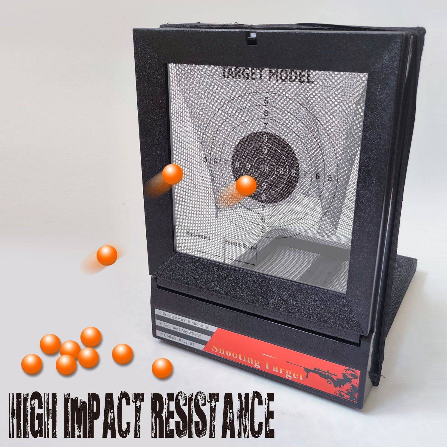 Target box retrievable target box for adults to practice target-fired target-net target-target box indoors