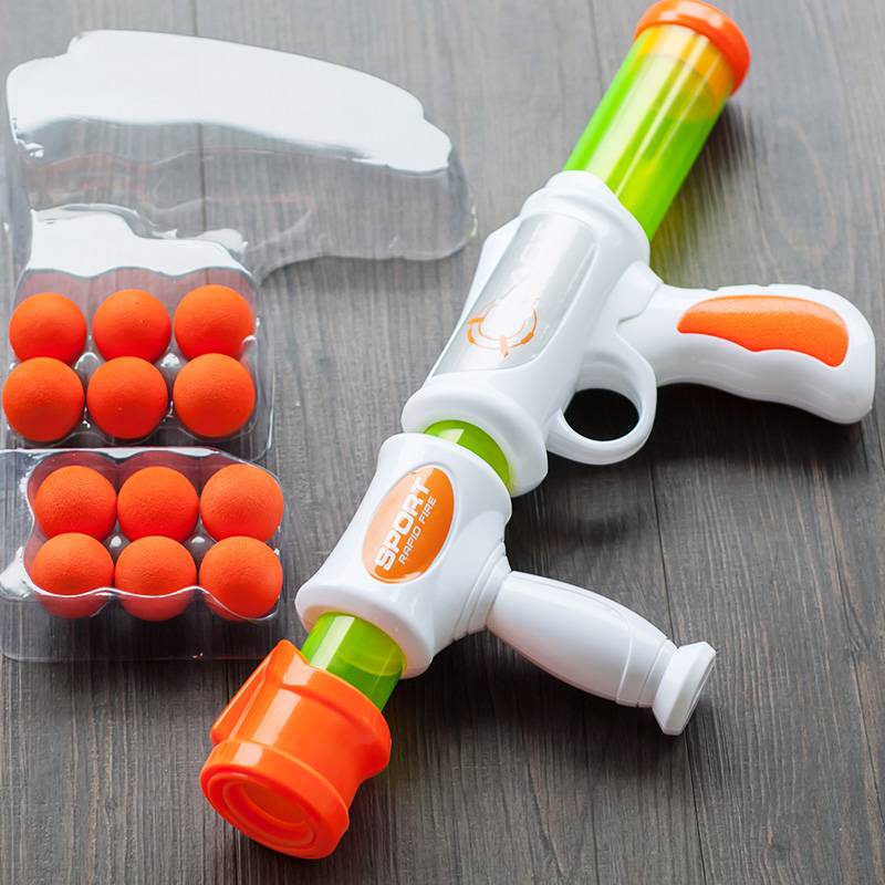 Air Power Gun Soft Bomb Fighting Boy Eva Foam Bullet CS shooting target children hit me duck and toy