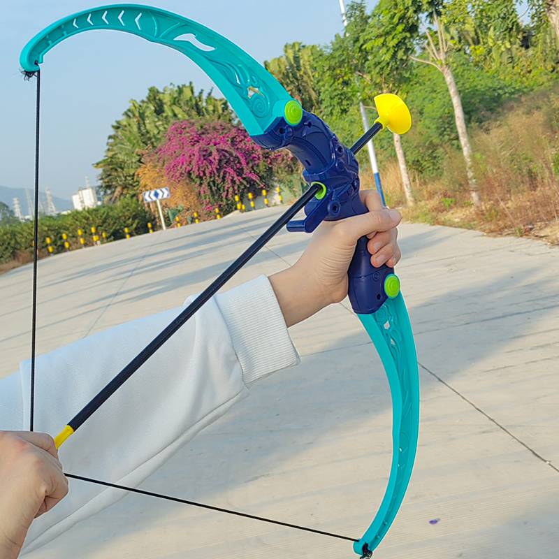 Children's bow and arrow toy full set of archery shooting room indoor outdoor parent -child interactive baby safe suction cup arrow target
