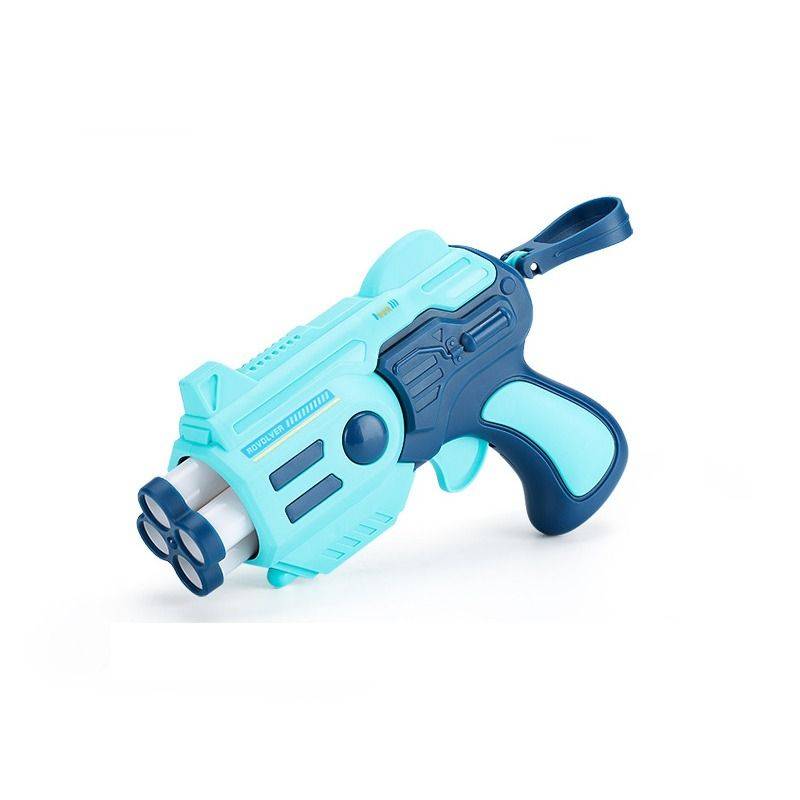 Children's hand -pull suction cup soft shotgun puzzle parent -child interactive shooting new cartoon toy gun male girl