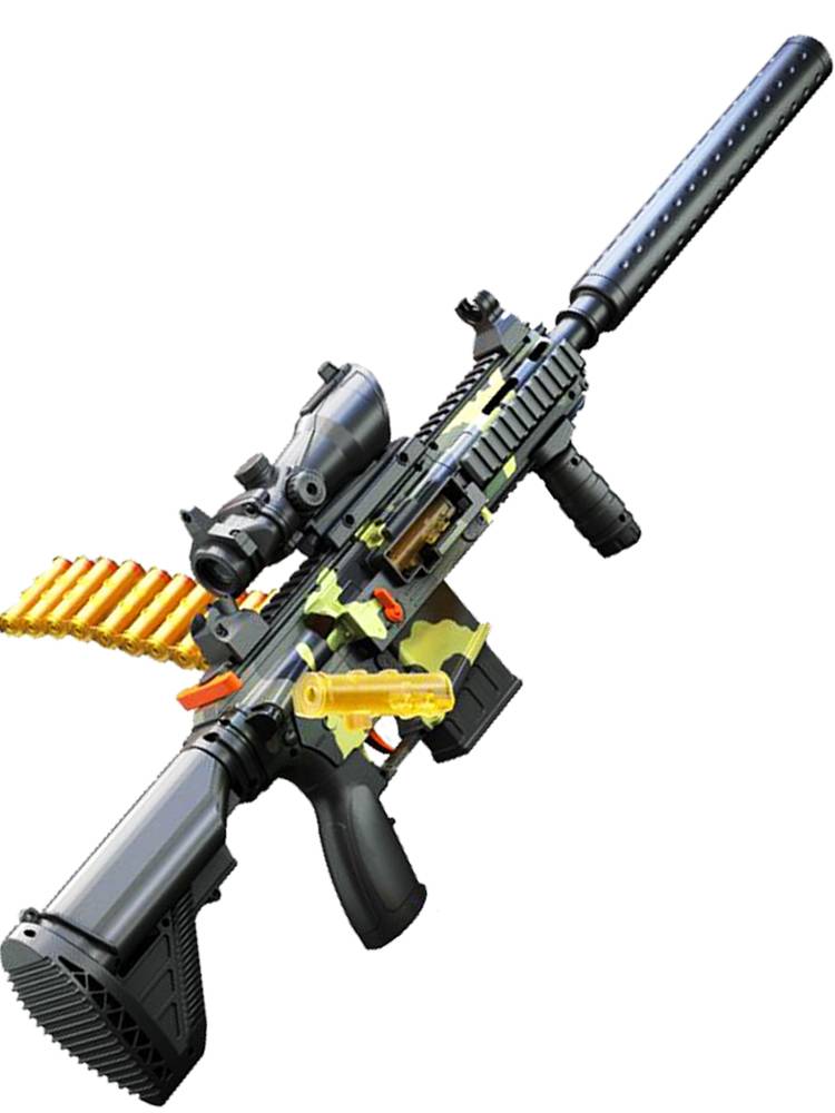 Electric toy gun fighting balloon activity special shooting target show swing stalls Equipped equipment, children boys soft bombs, grab