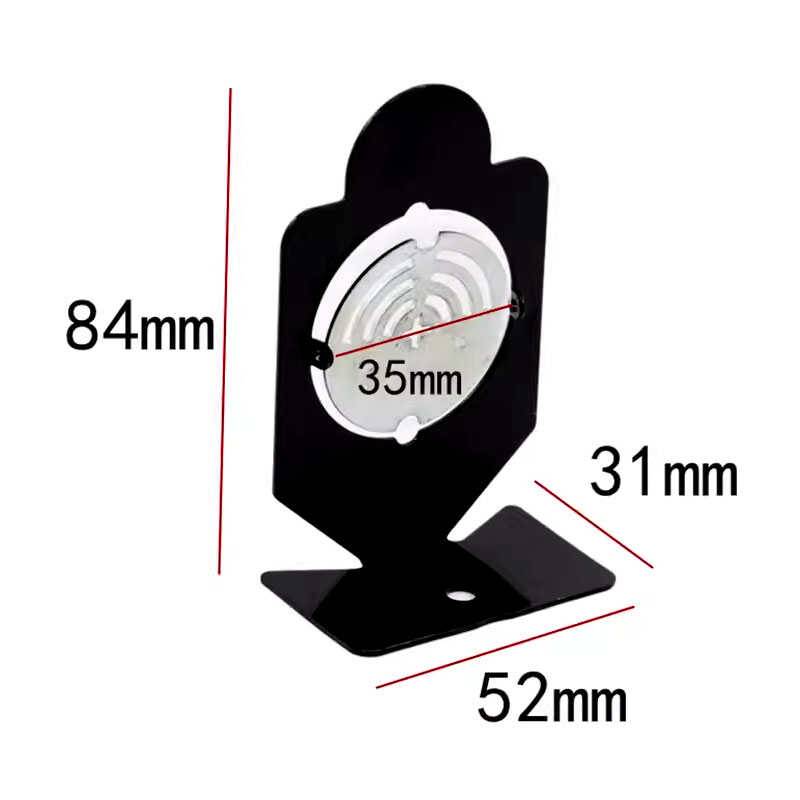 Toy gun soft shotgun accessories Little steel people are the target for the target of the water bomb shooting metal target rotation exercise target