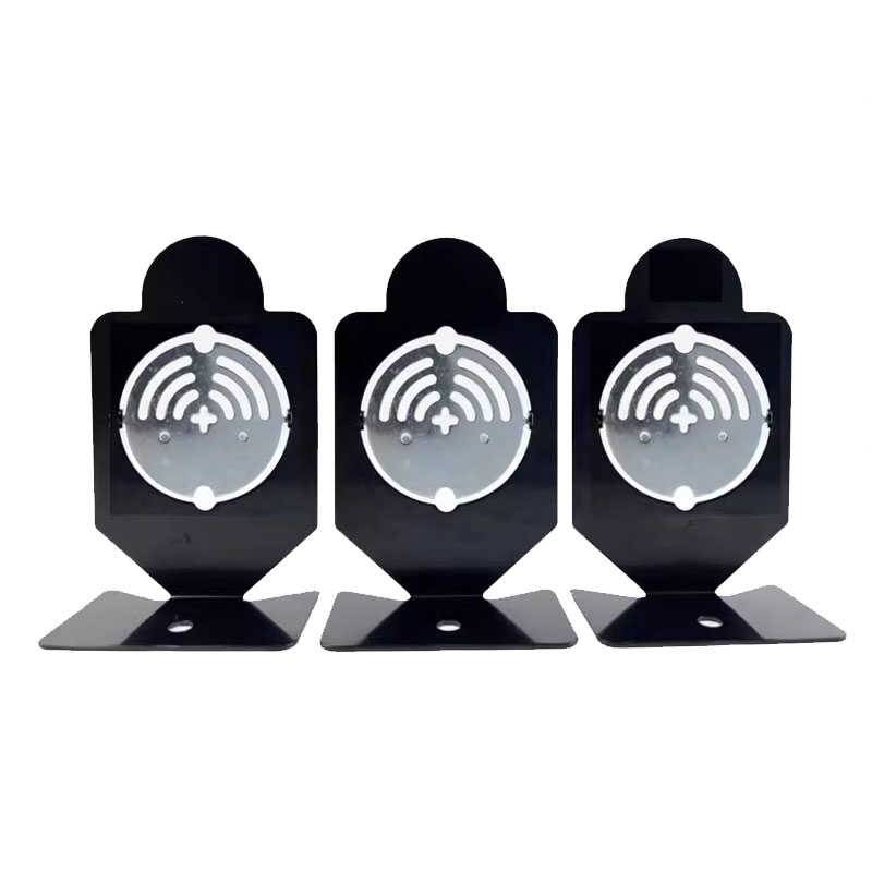 Toy gun soft shotgun accessories Little steel people are the target for the target of the water bomb shooting metal target rotation exercise target