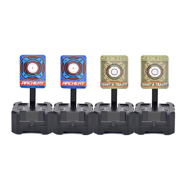 Mechanical automatic return target, target soft shotgun, shooting practice target children boys battle toy artifact accessories