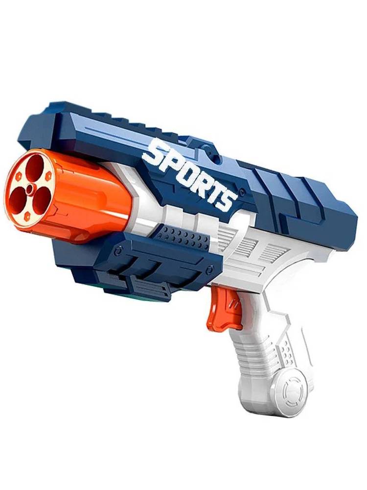 Children's soft shotgun little boy sucks cotton cotton bullet launcher baby outdoor shooting launch pistol toy
