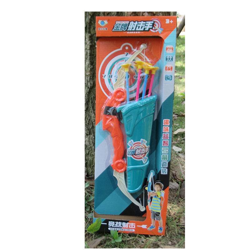 Placing the night market color box toy suction cup, arrow, toys with arrow, shooting training toy boy birthday gift