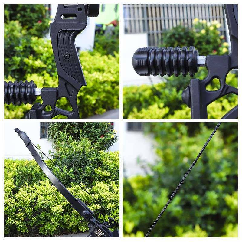 Anti -curved archery, archery shooting kit alloy composite bow, children's bow, indoor and outdoor adult bow power power