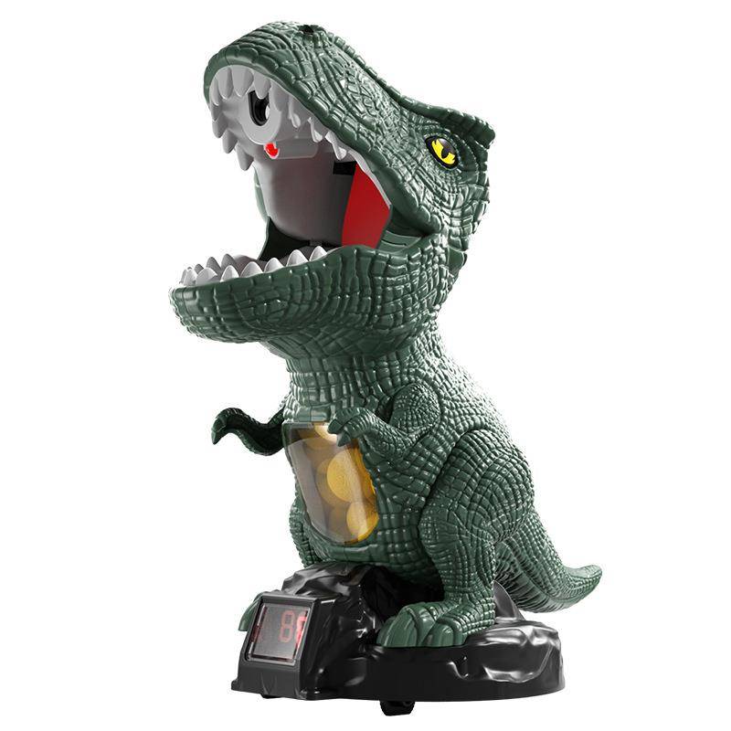 Fighting my dinosaur children's parent -child interactive shooting air power soft shotgun competition against mobile dinosaur toys