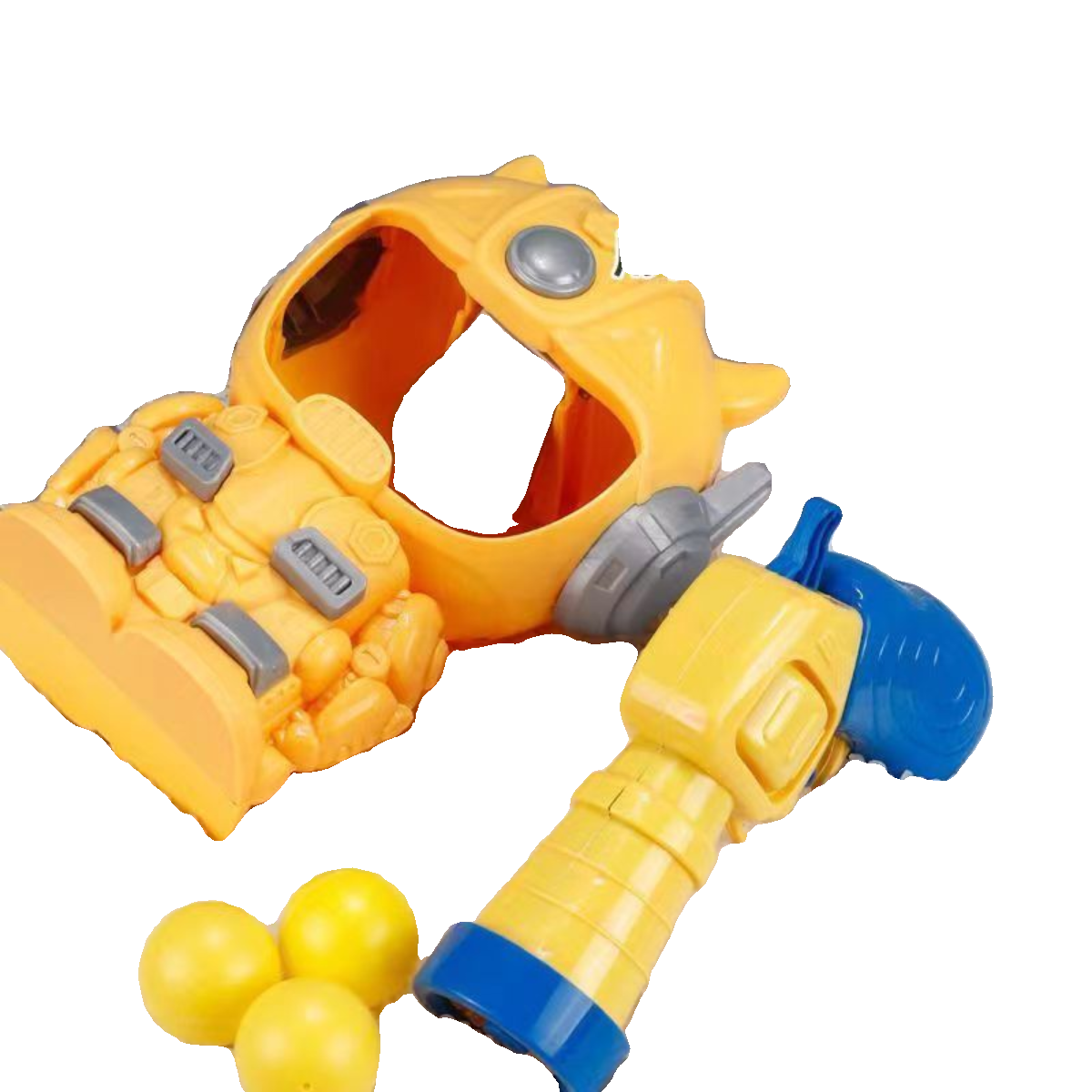 Children's parent -child interactive hit me duck soft shotgun, air power gun soft bomb can launch toys men and girls gifts