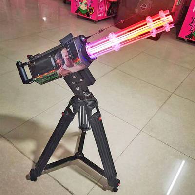 AR game gun machine night market booth children's hot project VR somatosensory Gatling shooting net red casino equipment