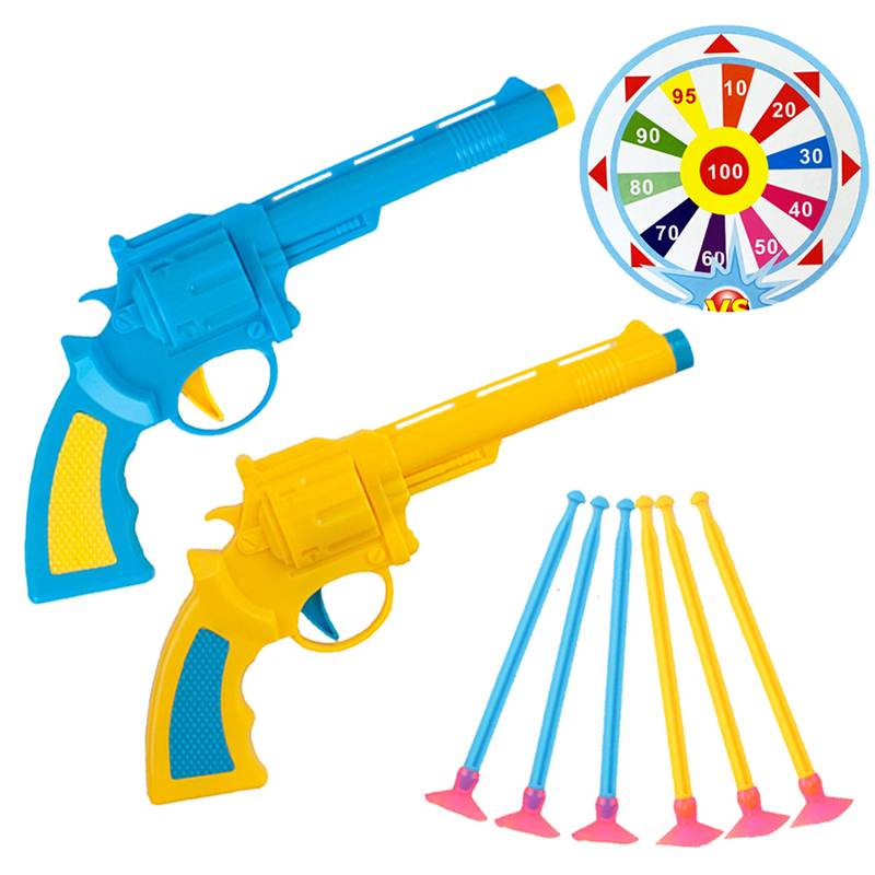 Baby pistol Moset Soft shotgun Police Set sucking bullet can launch suctioning gun children's opening gift men