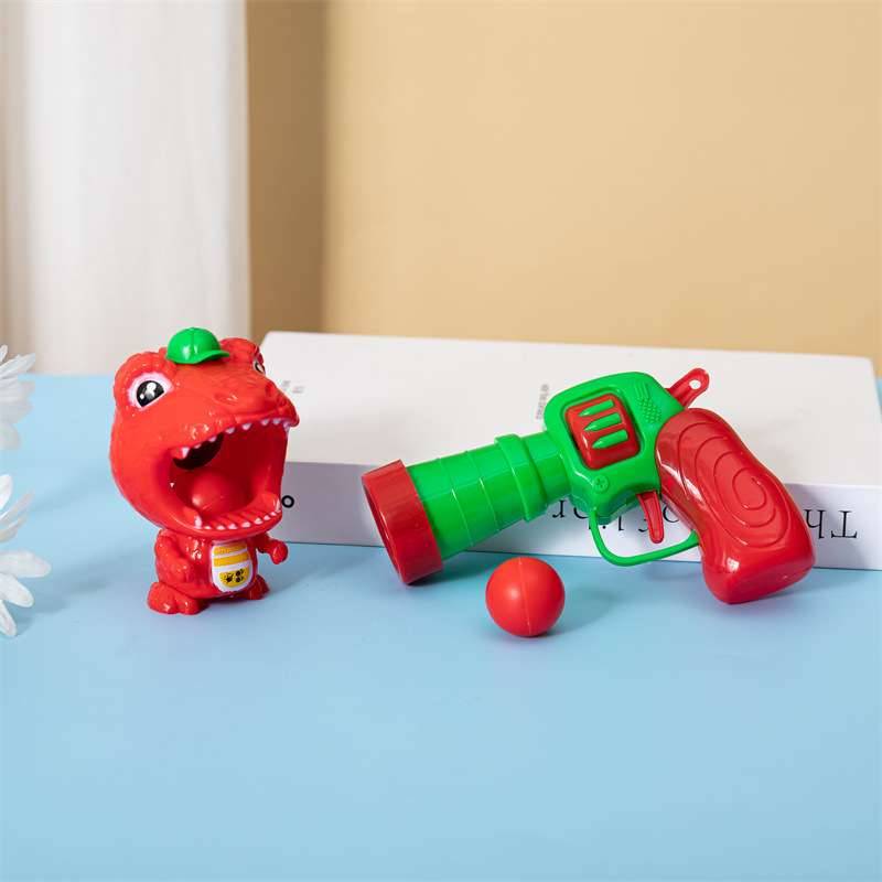 Cartoon launching table tennis soft bomb pistol toy