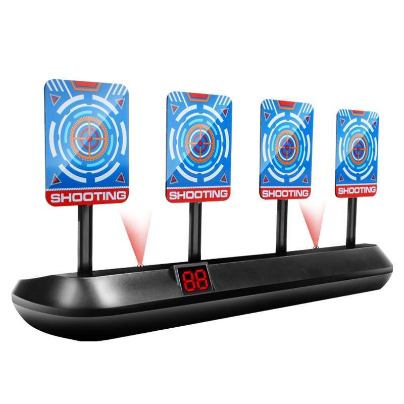 Electronic scoring target automatic back electric target soft player gun gun training target real child shooting competition