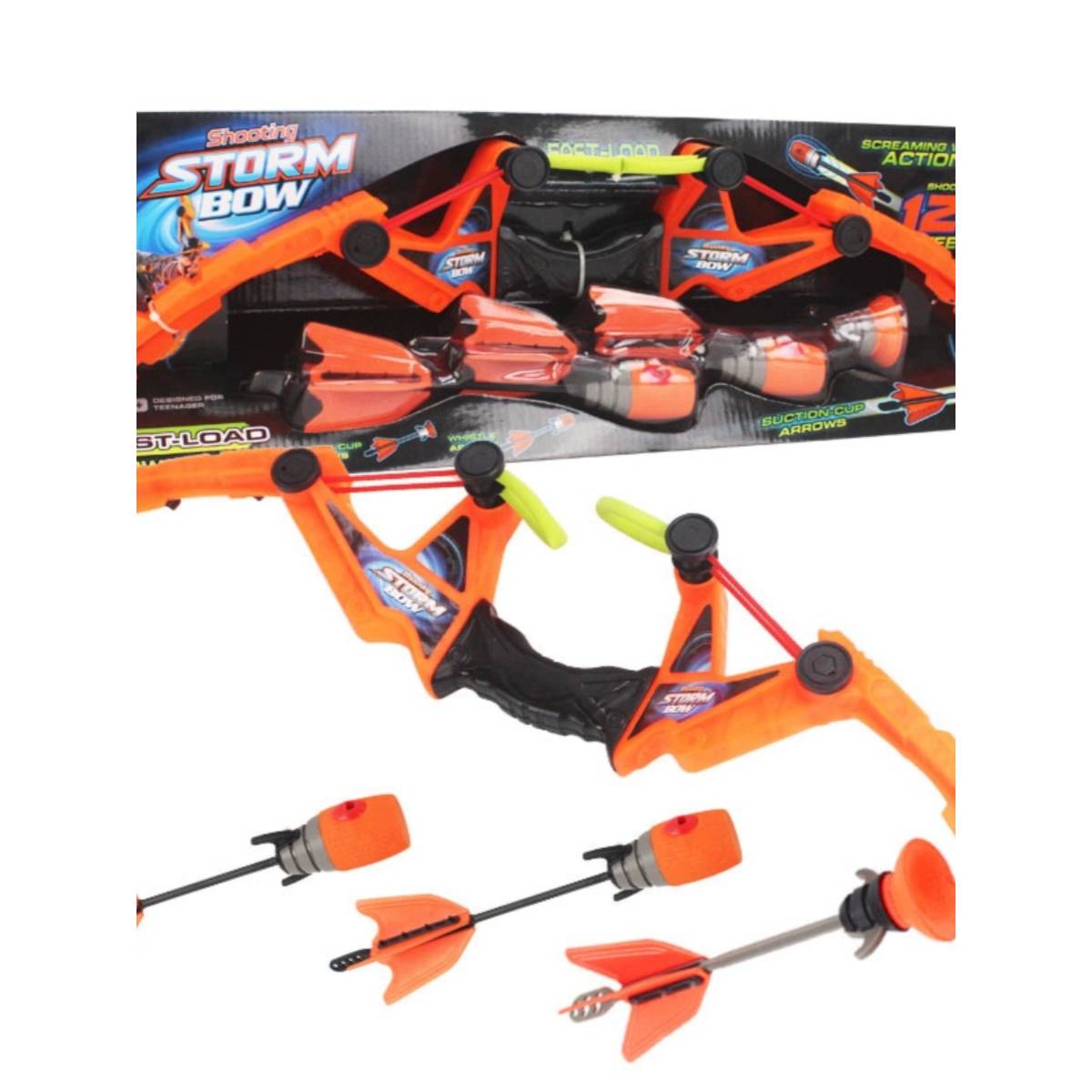 Children's safety bow and arrow will whistle elastic soft suction latter indoor outdoor shooting sports boys and girls parent -child