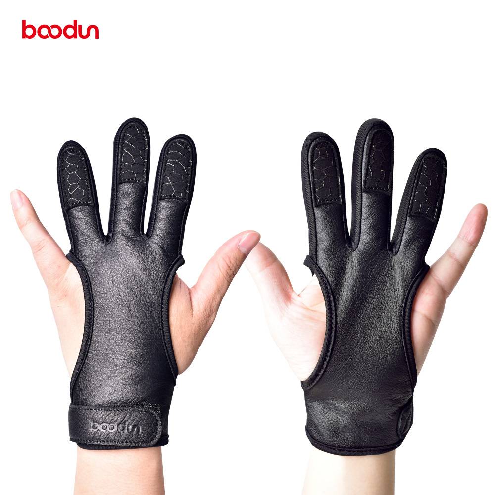 Bow arrow protective arrow gloves triple finger guard fingerprint shooting sports equipment accessories