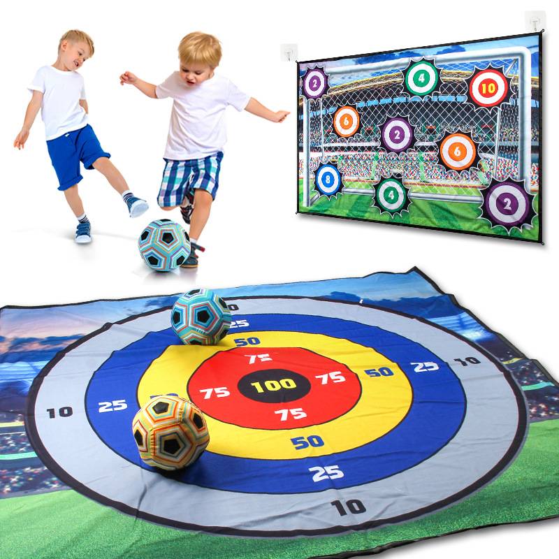Cross-border children's soccer game with sticky ball, 9-mong door-showing, outdoor sports