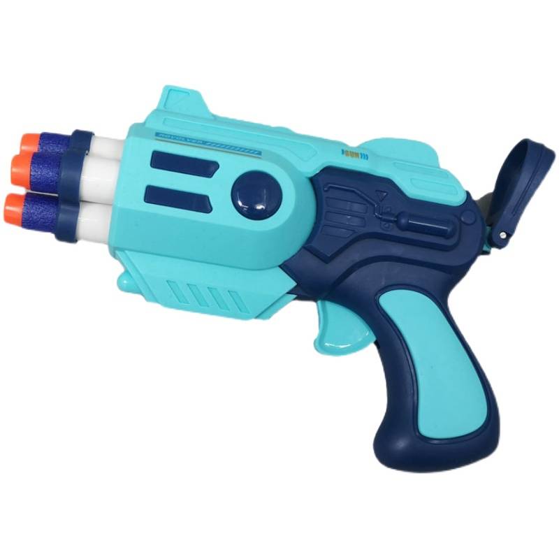 Children's toy suction cup shooting shooting soft bomb small pistol launcher boy girls and girls three, four, 3-4-5 years old