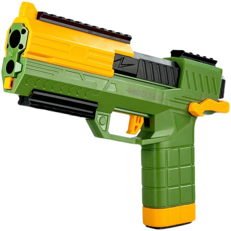 Shooting ejection children's toy boy gun simulation soft shotgun launcher suction cups, small guns score the target