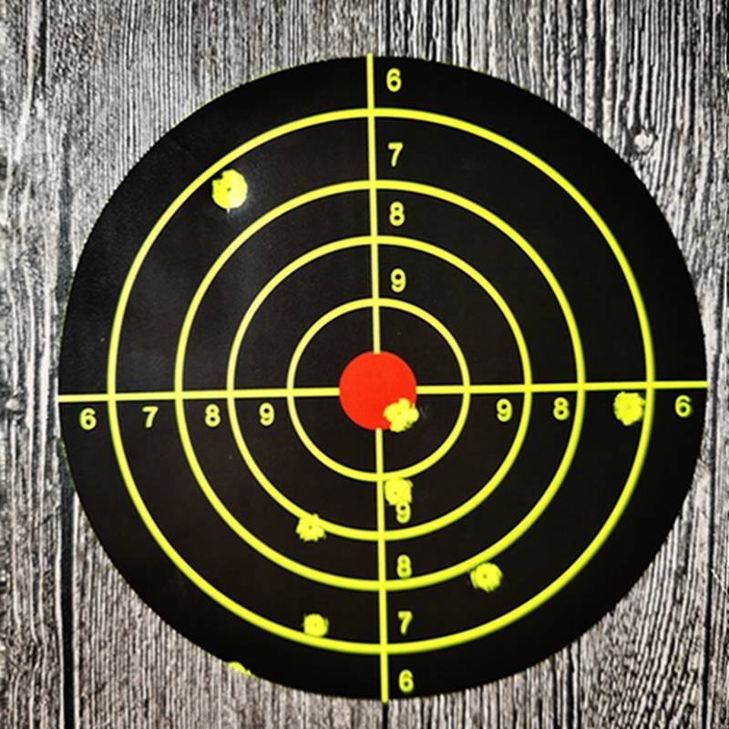 Slingshot target paper splash sticker new rainbow multi -color flowering 20 cm shooting arrow target practice competition gun school aiming