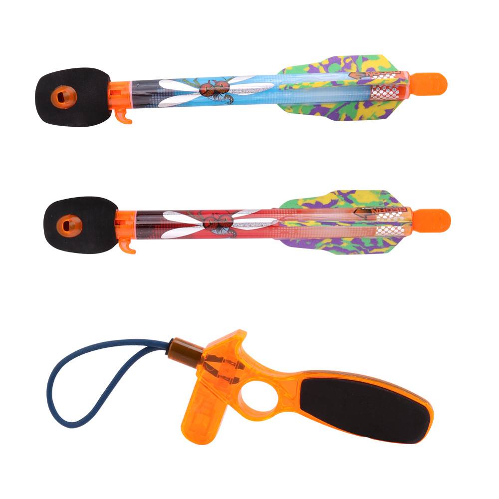 Children's portable outdoor ejection elastic safety rocket soby boy simulation shooting parent -child competitive toys