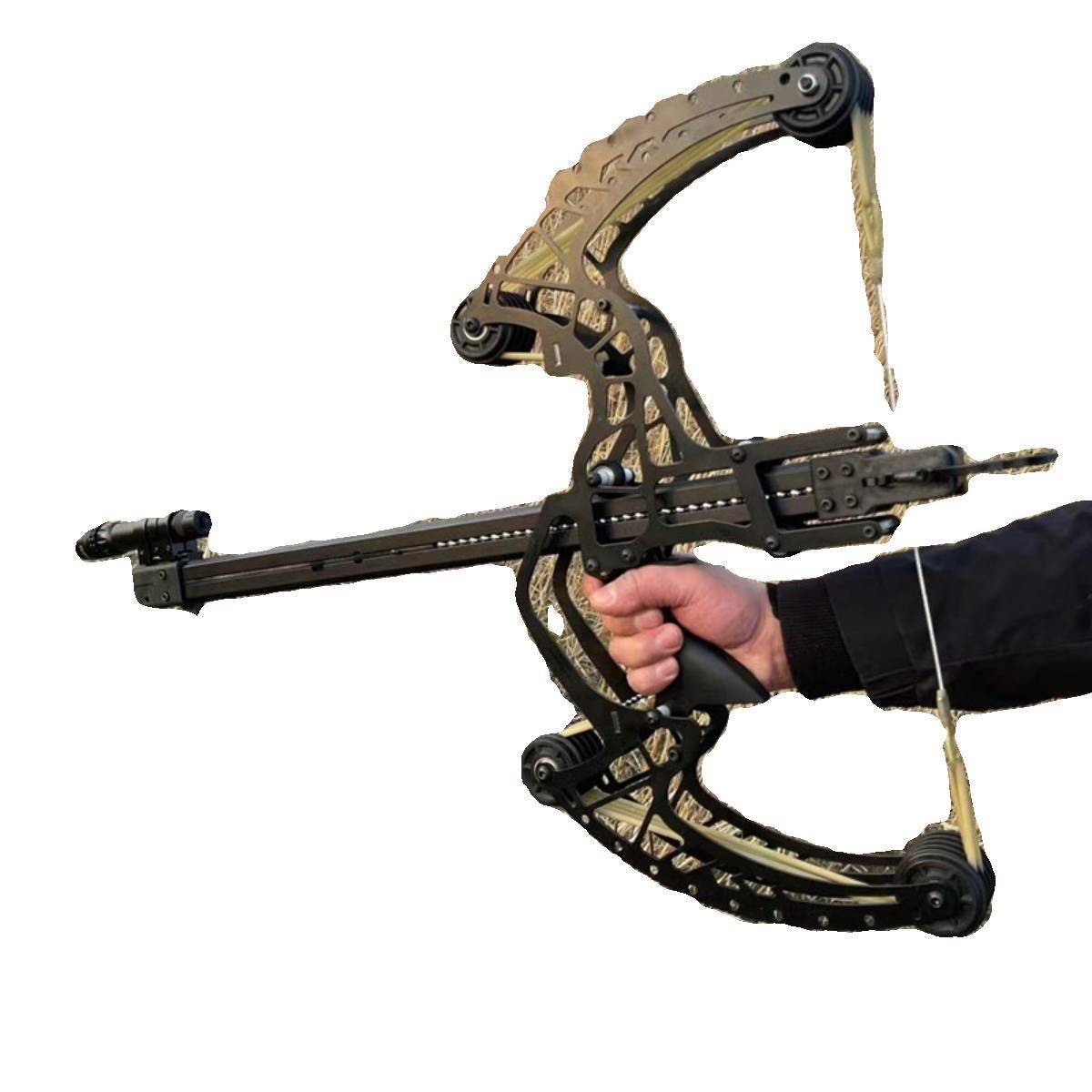 Shooting precise infrared new bow and arrow adult steel column laser hair connecting small high composite bow aiming movement