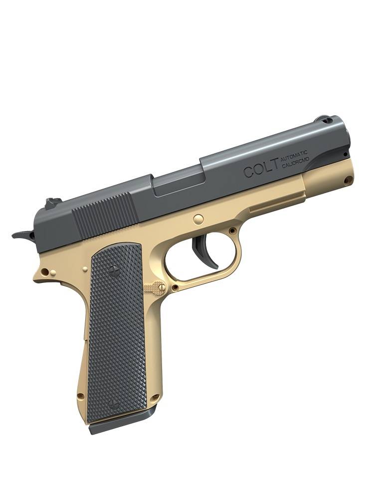 1911 Grock's throwing shell, empty -hanging toy gun, desert eagle, anti -blowing soft bullet simulation children boys grab
