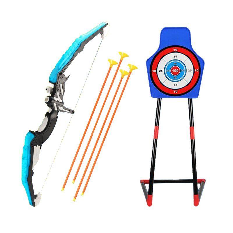 Children's Bow, Arrow toy Set Getting Start Shooting Crossbow Crossbollane A full set of 3 to 6 years old 4 puzzle birthday gift